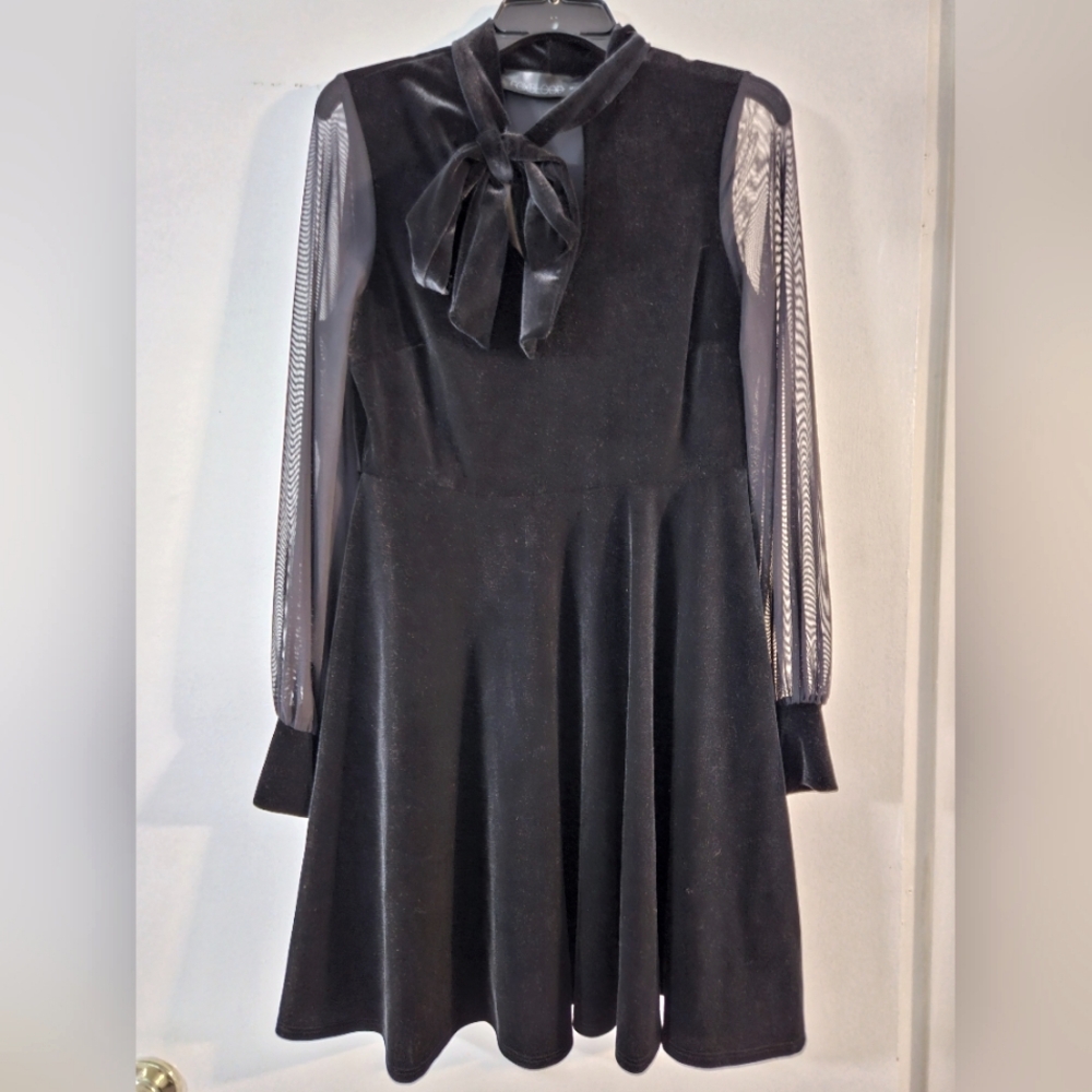 Foxblood Black formal mini dress XL
